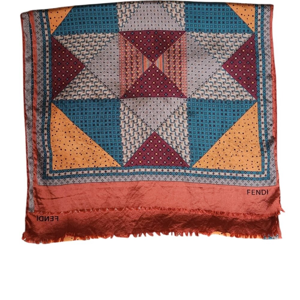 Vintage silk Fendi scarf